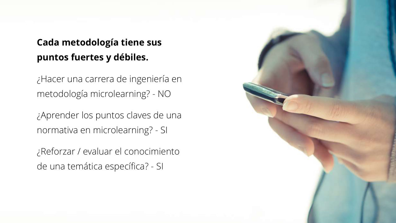 Presentación: conceptos clave del microlearning — 17 / 22