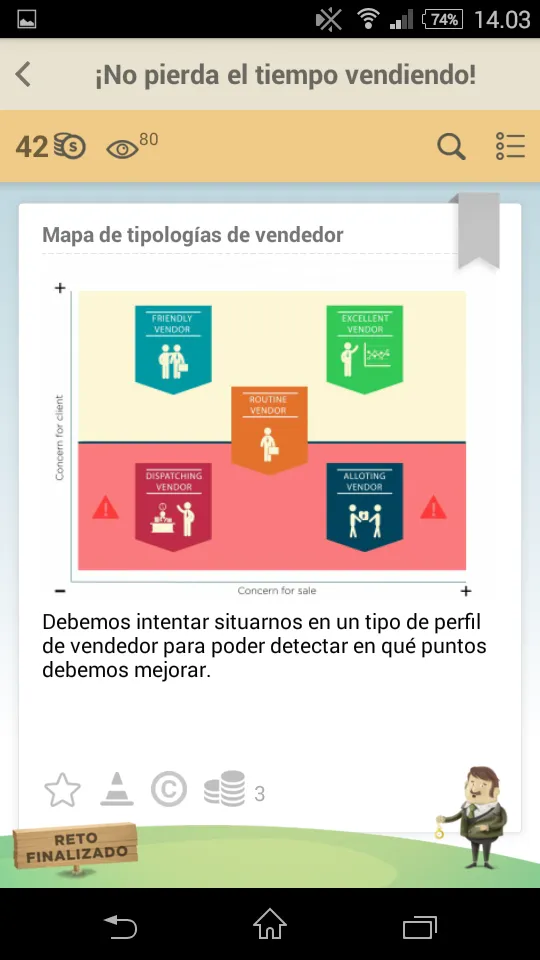 Mapa de tipologías de vendedor