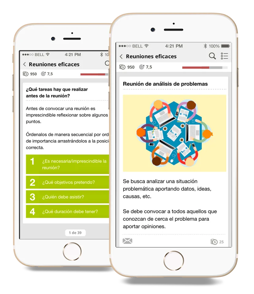 Microlearning - reuniones eficaces