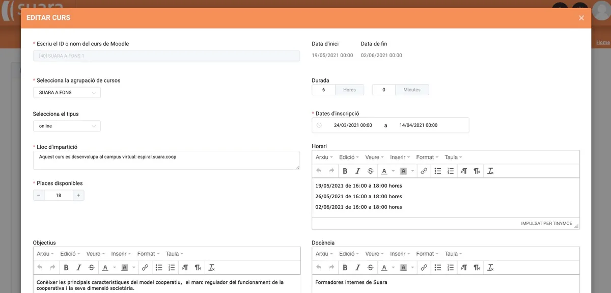 Autoregistro en Moodle