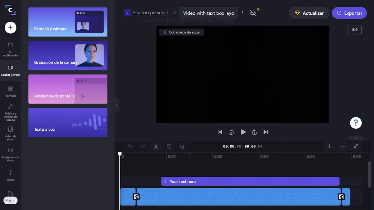 Clipchamp: 9+1 herramientas para crear vídeos