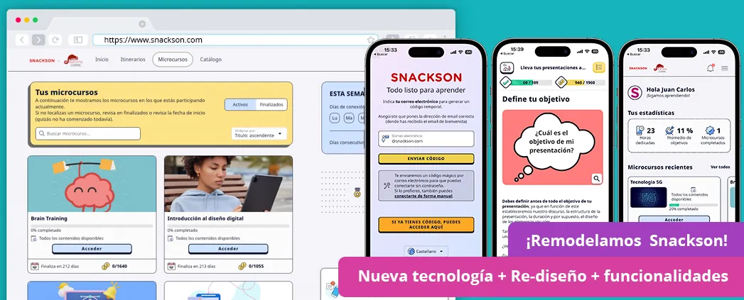 Nueva versión de Snackson
