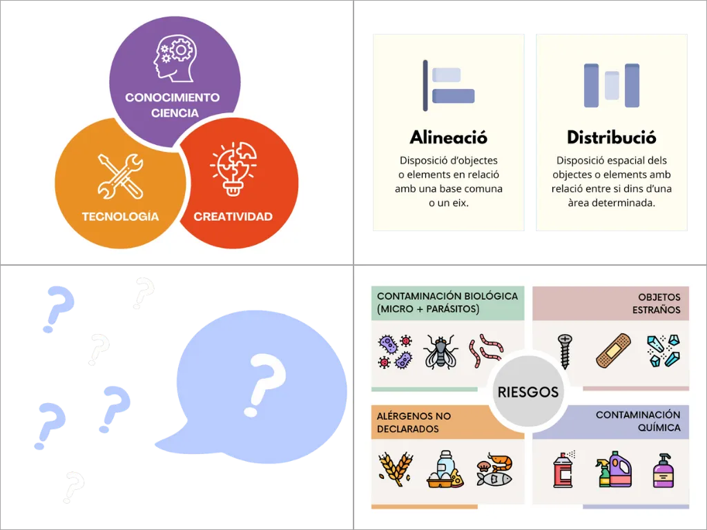 4 ejemplos de diseños hechos con Canva.