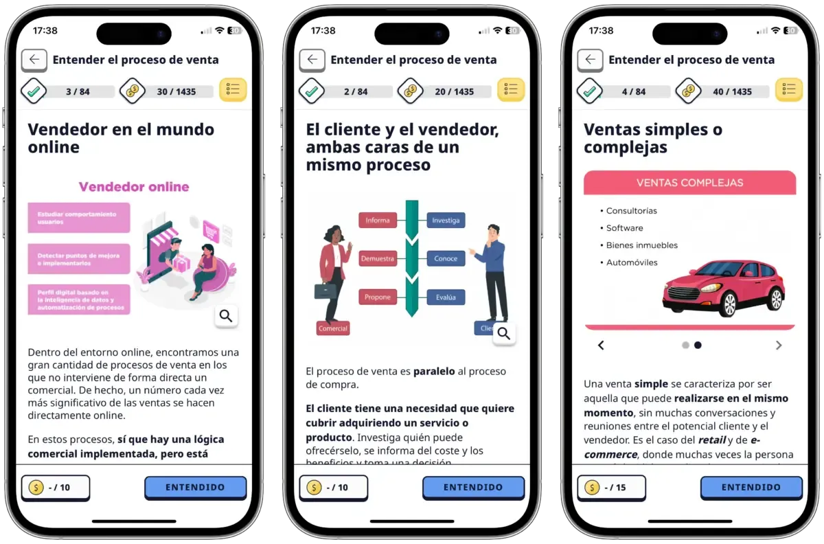 Entendre el procés de venda